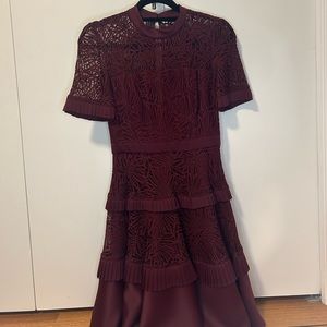 EVER NEW Burgundy Dress Size 2